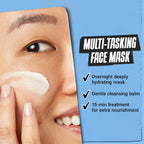 Kiehl'S Ultra Facial Overnight Hydrating Face Mask With 10.5% Squalane, Deeply Hydrates Skin & Strengthens Moisture Barrier, Treats Dryness & Flaky Skin, Paraben-Free, Fragrance-Free, All Skin Types