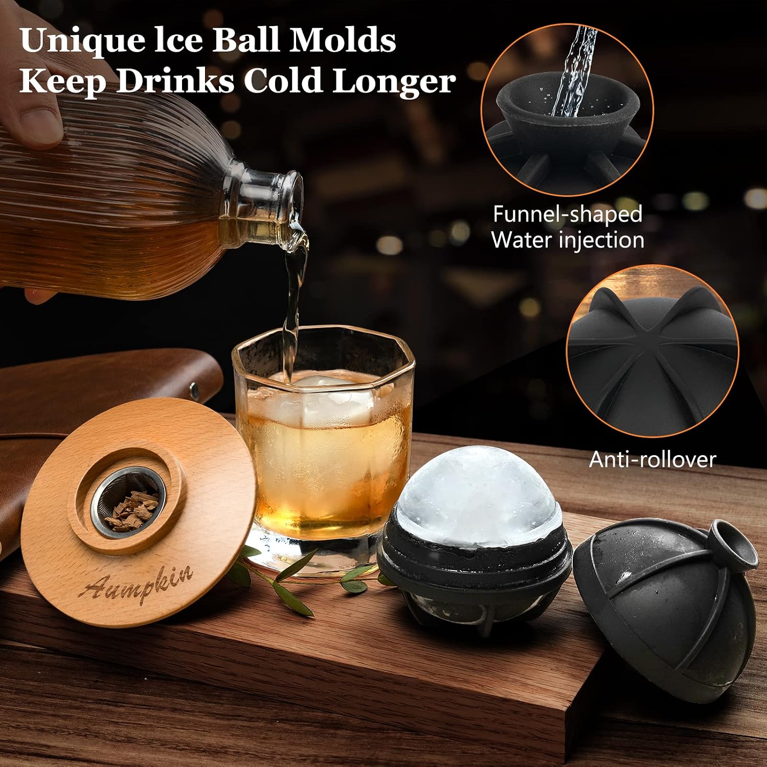 Cocktail Smoker Kit With Torch – 6 Flavors Wood Chips – Bourbon, Whiskey Smoker Infuser Kit, Old Fashioned Drink Smoker Kit, Birthday Bourbon Whiskey Gifts For Men, Dad, Husband (Without Butane)
