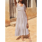 Prettygarden Women Dresses 2026 Summer Floral Sleeveless Maxi Dress Casual Spaghetti Strap Tiered Flowy Beach Long Dress