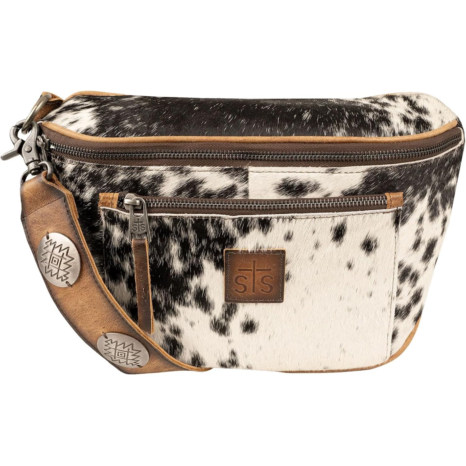 Sts Ranchwear Womens Vaquero Sachi Cowhide/Tan Leather Sling Bag Os