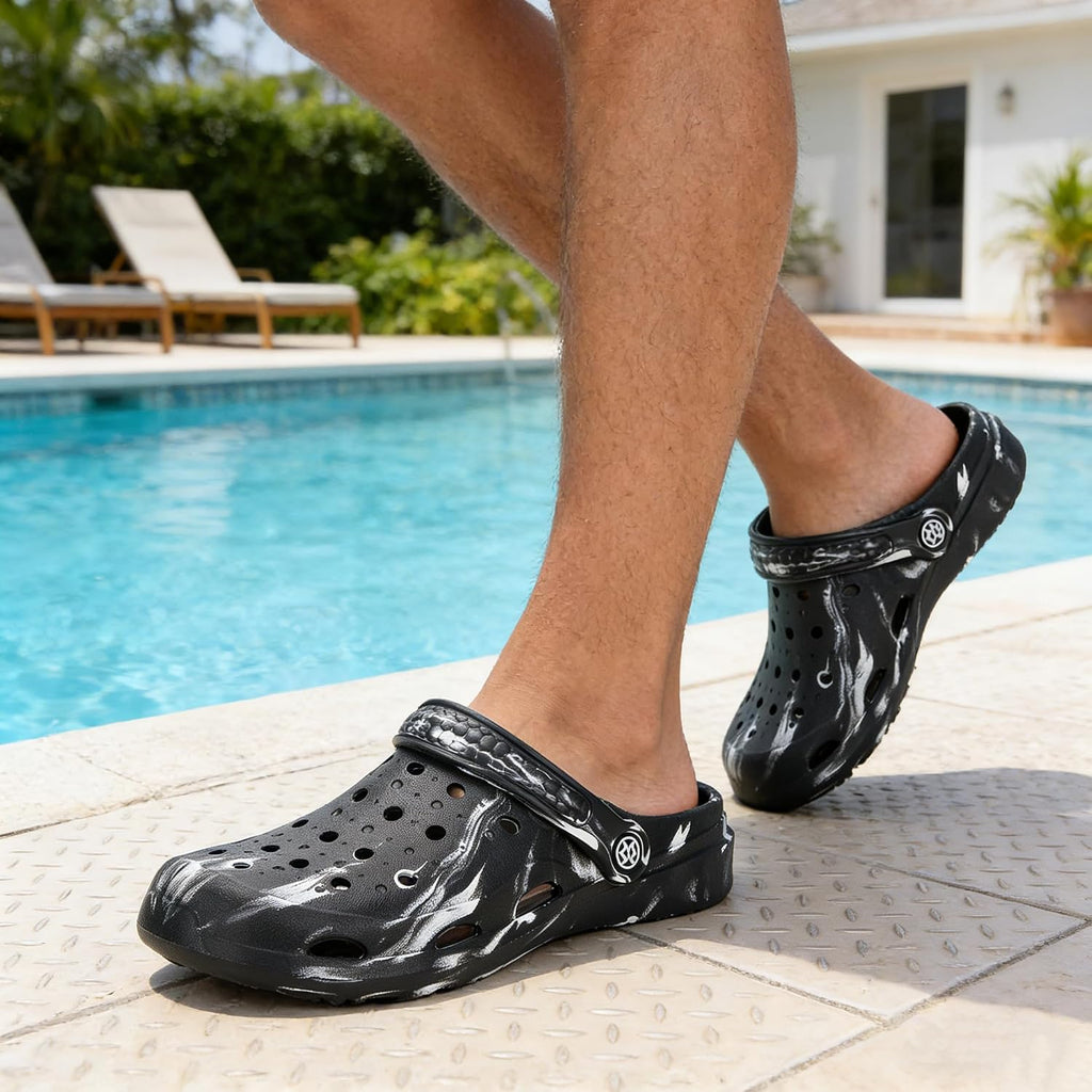 Gaatpot Mens Womens Garden Clogs Shoes With Arch Support Unisex Gardening Slip On Sandals Beach Slippers Shoes Clog
