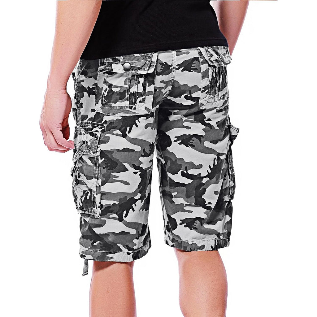 Men'S Camo Cargo Shorts Cotton