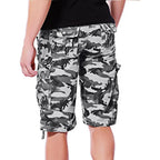 Men'S Camo Cargo Shorts Cotton