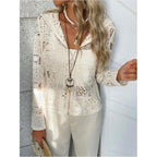 Gorglitter Women'S Lace Cardigan Jacket Zip Up Crochet Sheer Vacation Cruise Going Out Long Sleeve Hooded Tops
