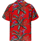 Paradise Found Mens Jungle Bird Tom Selleck Magnum Pi Rayon Shirt
