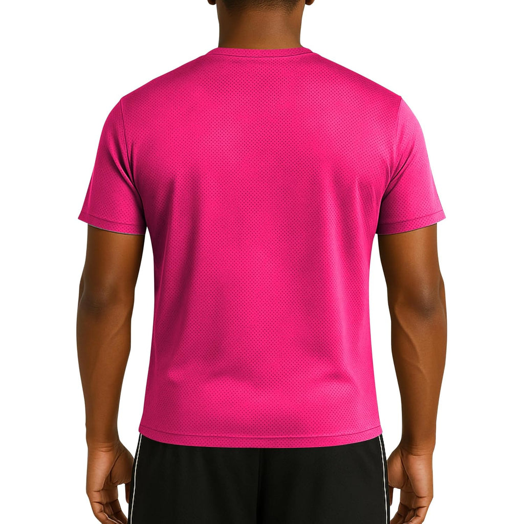 American Heaven Men'S Short Sleeve Work Out Crew Neck Mesh T-Shirts | Dry Fit Active Athletic Gym Tops | Multi Packs Colors