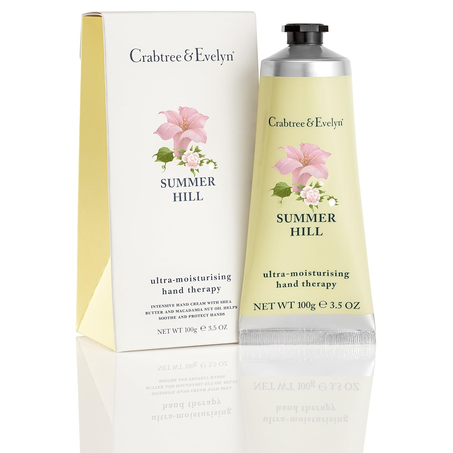 Crabtree & Evelyn Ultra-Moisturising Hand Cream Therapy, Summer Hill, 3.5 oz