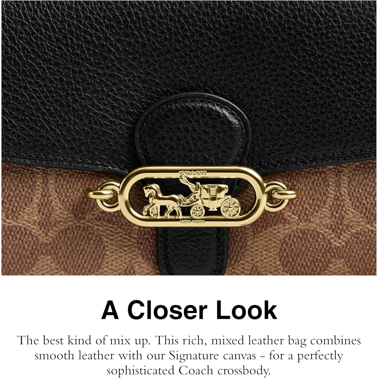 Coach Women's Signature Elle Hardware Chain Crossbody