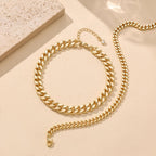 Foxgirl Gold Ankle Bracelets for Women 14K Gold Plated/Silver Anklets for Women Waterproof Minimalist Cuban Link Anklets Set Dainty Layered Ankle Bracelets Anklets for Women Gold Anklet Jewelry Gifts