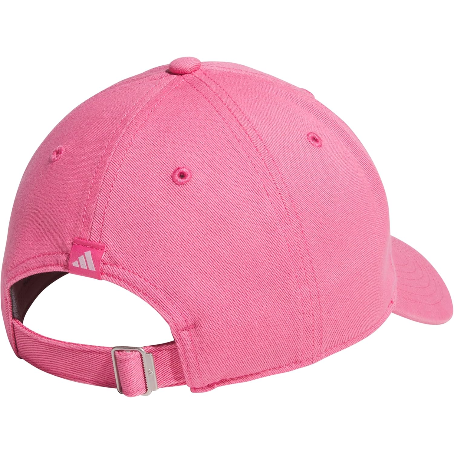 adidas Women's Saturday Hat – Relaxed Fit Strapback Baseball Cap Pink Fusion/Clear Pink/3