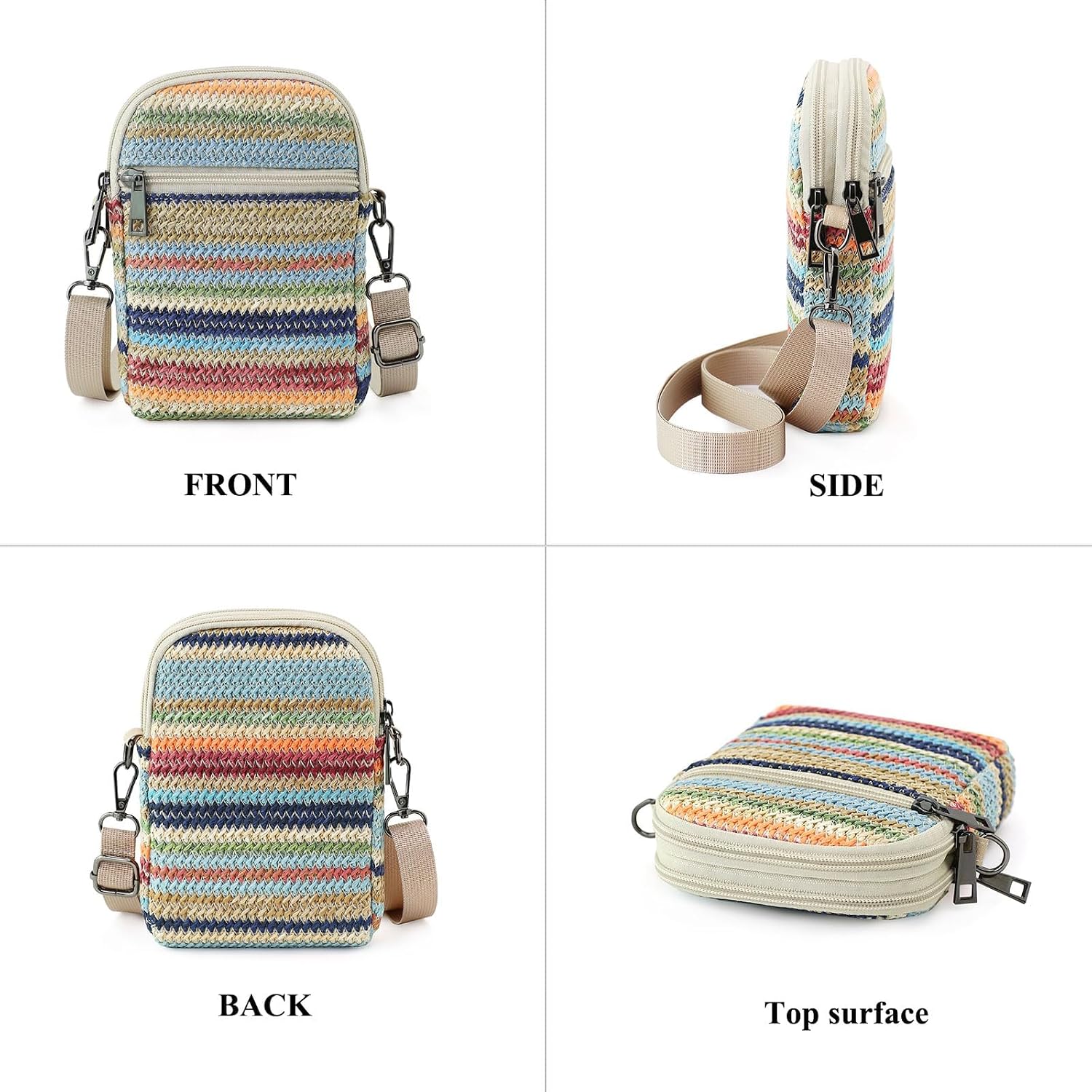 Rfid Crossbody Bags For Women Travel, Small Cell Phone Purse