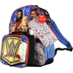 Wwe Backpack 5-Piece Set Undisputed Champion 16" Book Bag With Insulated Lunch Box
