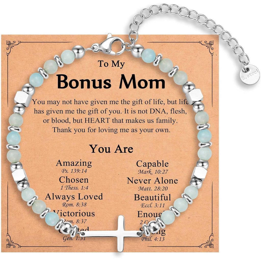 Religious Cross Bracelet for Women Girls, Christian Gifts for Daughter Granddaughter Sister in Christ Friend Niece on Birthday Christmas Easter Valentines Day Graduation