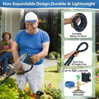 100 Ft Non-Expandable Garden Hose, 2026 New Upgraded Flexible Water Hose, Ultra Lightweight Non-Expanding Hoses With 10 Function Sprayer, Leak Proof, Pressure Resistant For Yard, Outdoor