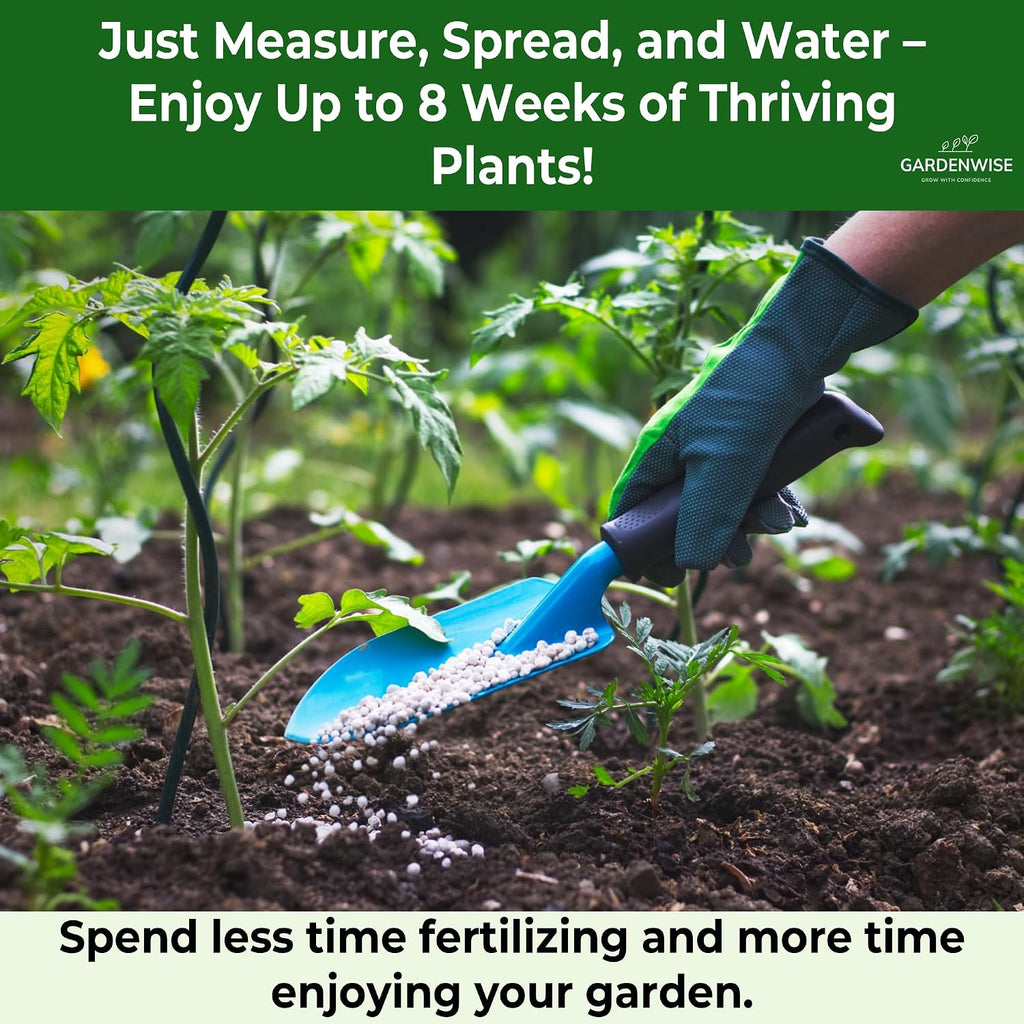 10-10-10 Plant Fertilizer Slow Release - 10 10 10 All Purpose Granular Garden Fertilizer For Vegetables, Tomato, Arborvitae, Shrubs, Rose, Flowers, Fruit, Fig Trees (1/2 Quart)