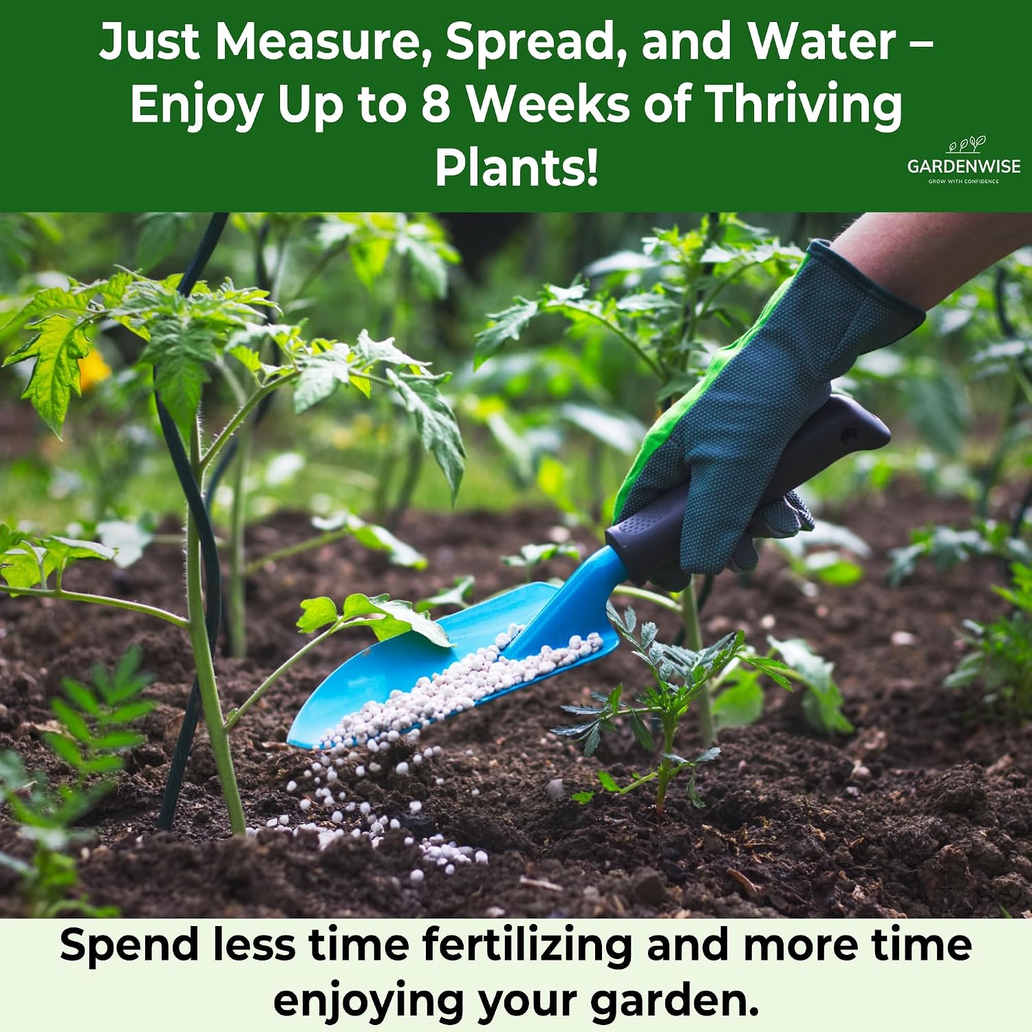 10-10-10 Plant Fertilizer Slow Release - 10 10 10 All Purpose Granular Garden Fertilizer For Vegetables, Tomato, Arborvitae, Shrubs, Rose, Flowers, Fruit, Fig Trees (1/2 Quart)