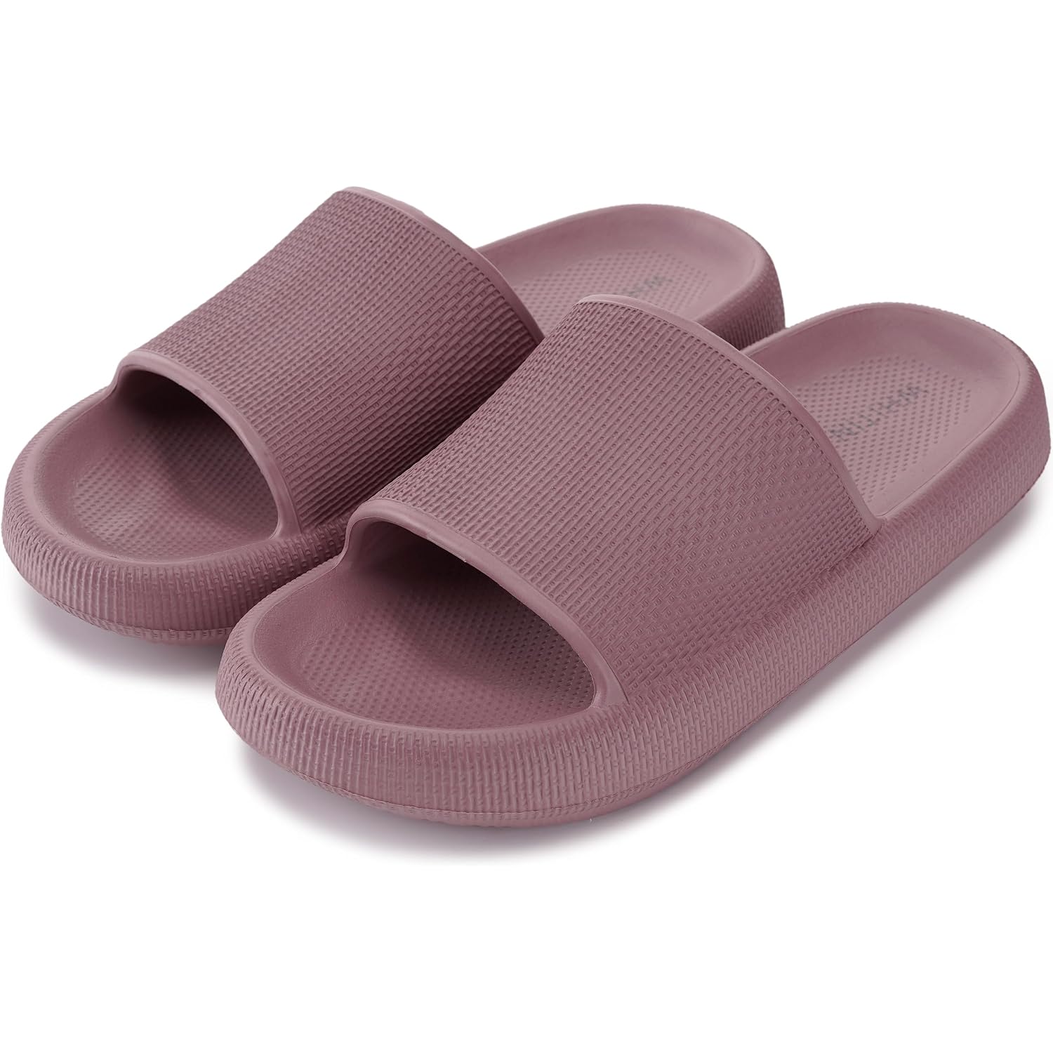 Whitin Slippers For Women Non Slip | Cushioned Thick Sole Slides | Quick Drying Bathroom Sandals