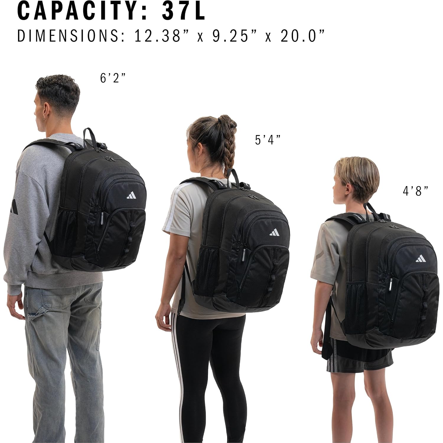 Adidas Prime 7 Backpack For Laptop, School And Travel, 37L