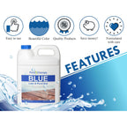 Blue Lake And Pond Dye - One Gallon Of Professional Lake & Pond Dye - Treats Up To 1 Acre - Royal Blue Color - Safe For Fish, Wildlife, Pets & Children