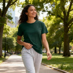 Hanes Women's Perfect-T V-neck T-shirt, Cotton Short Sleeve Tee for Women, 1 or 2-Pack