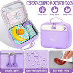 Fimibuke Waterproof Backpacks For School Girls With Lunch Box & Pencil Case | 3Pcs Lightweight Teen Girls Backpack Bookbag, Cute Kids Toddler School Bag For Elementary Middle High School Students Travel