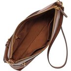 Fossil Women's Harper Leather Small Flap Crossbody Purse Handbag for Women
