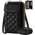 Miss Adola Crossbody Phone Purse For Women - Cute Small Bags Cellphone Wallet Rfid Blocking With Strap Zipper And Card Slots