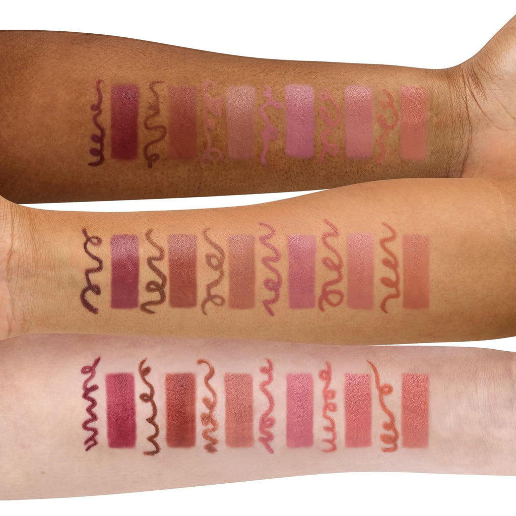 Fwee Long Lasting Dual Coloring Stick Lip Liner, Pretty Savage | All-In-One Dual Stick, Retractable Lip Liner Lipstick Combo, Satin Finish | Smooth Glide, Smudge-Proof | 1.2G (06 Pretty Savage)