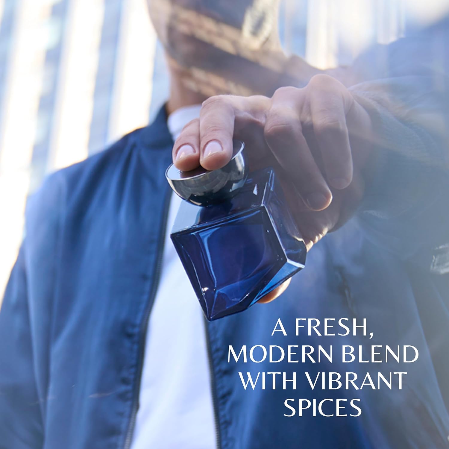 Halloween My World Eau de Parfum For Men. Woody, Aromatic and Spicy Long Lasting Fragrance with Notes of Cardamom, Sage and Vetiver