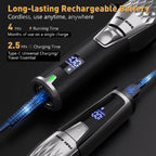Fadeking® Professional Hair Clippers For Men, Cordless Beard Trimmer Kit For Hair Cutting & Grooming, Zero-Gap Barber Clippers Set, Ideal Mens Grooming Gift For Father’S Day/Birthday
