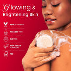 Koji White Kojic Acid Bump Eraser Body Scrub Soap For Exfoliation Butt, Elbow, Underarm With Glutathione, Coenzyme Q10, Skin Brightening For Fade Dark Spots, Fine Lines And Wrinkles, 2.82 Oz (2 Bars)