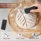 Upgraded Magnetic Bread Lame Cutter, Sourdough Scoring Tool For Artisan Bread Making, Professional Dough Slashing & Bread Cutting Knife With 5 Replaceable Razor Blades