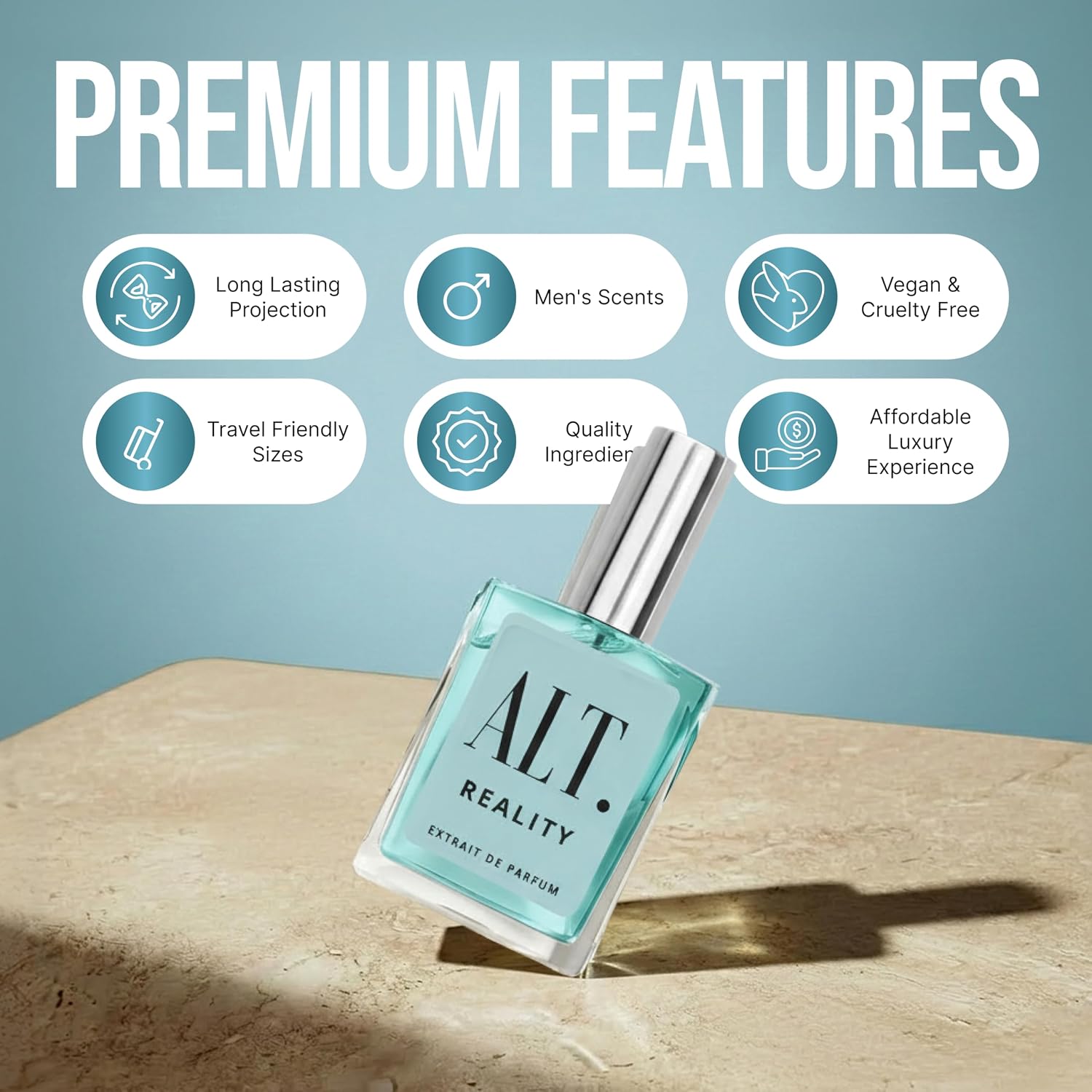 Alt. Fragrances Reality – Inspired By Imagin.Ation Perfume For Men, Extrait De Parfum, Long Lasting Citrus Ginger Fragrance, Fresh Spicy Scent, Travel Size Luxury Men'S Fragrances, 100Ml