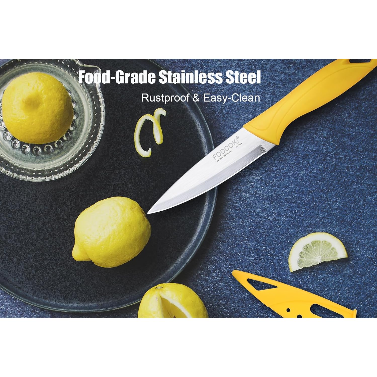 Paring Knife, 4 Inch Fruit Paring Knives Set Of 4 With Cover Sheath, Small Kitchen Sharp Peeling Cutting For Vegetable Stainless Steel