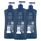 Vaseline Men'S Healing Moisture Hand & Body Lotion For Dry Or Cracked Skin Fast Absorbing Non-Greasy Lotion For Men 20.3 Oz, Pack Of 3