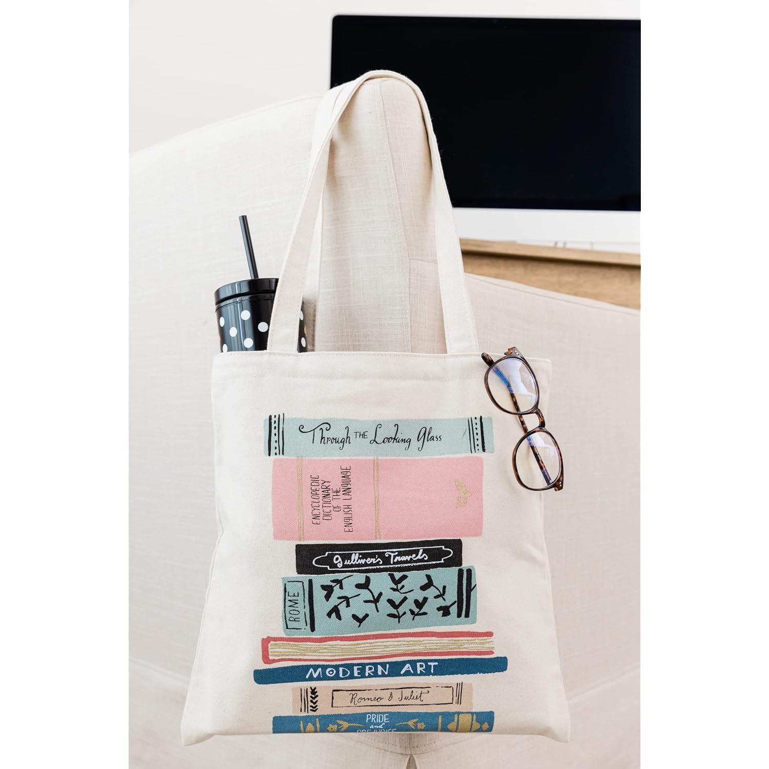 kate spade new york Canvas Tote Bag with Interior Pocket