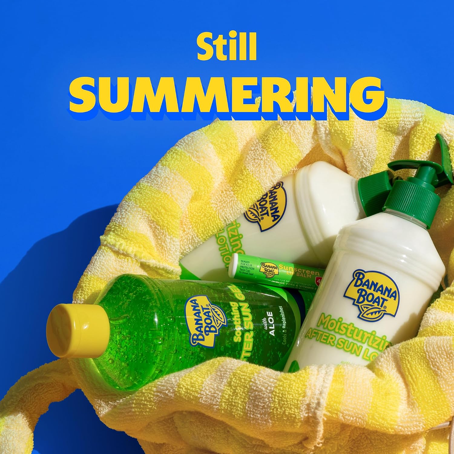 Banana Boat Soothing After Sun Gel With Aloe Twin Pack | Aloe Vera Gel, Sunburn Relief, After Sun Care, 16 Fl Oz Each