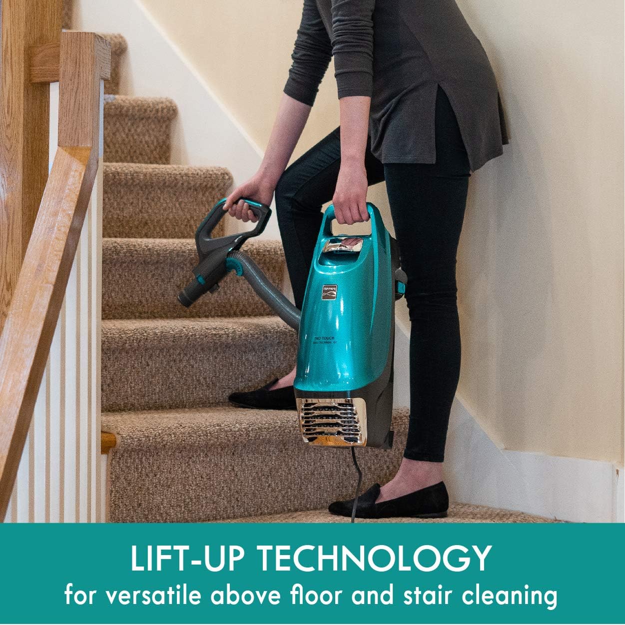 Kenmore Intuition Bagged Upright Vacuum Lift-Up Carpet Cleaner 2-Motor Power Suction With Hepa Filter, 3-In-1 Combination Tool, Handimate For Floor, Pet Hair, Green
