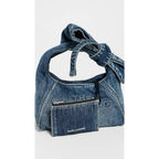 Marc Jacobs Women'S The Bow Denim Mini Sack Bag