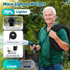 Garden Hose 100Ft Non-Expanding, Lightweight Hose With 10-Function Nozzle, Leak-Proof No-Knot, Easy To Carry, Wear-Resistant, Sturdy 3/4Ght Flexible Water Hose For Outdoor (Black With Nozzle)