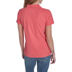 Nautica Women'S 5-Button Short Sleeve Breathable 100% Cotton Polo Shirt