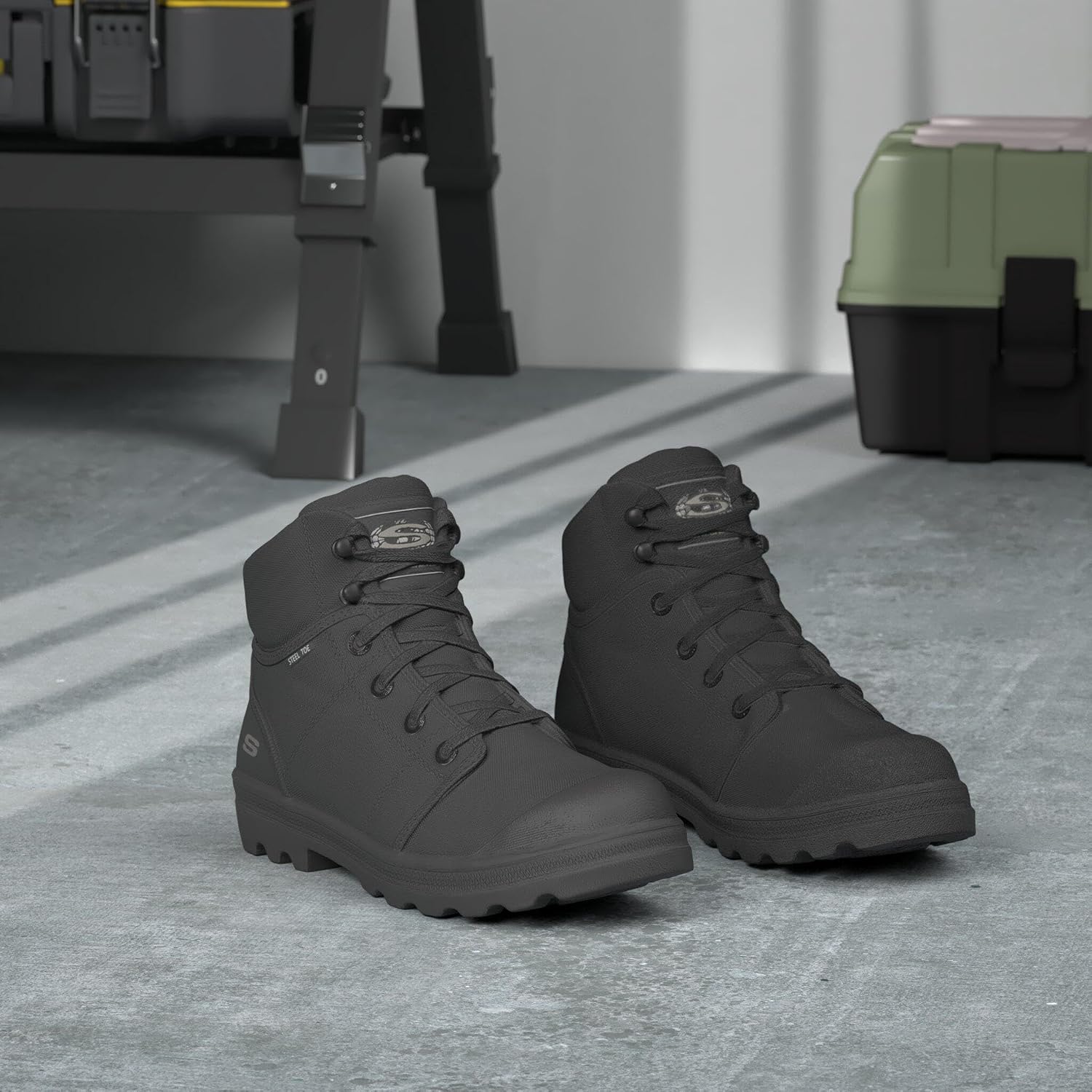 Skechers Women'S Rotund Darragh Work Lace-Up Safety Toe Boots