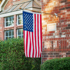 American Flag 5X8 Ft: Long Lasting And Heavy Duty Nylon Us Flags | Embroidered Stars, Sewn Stripes, Brass Grommets, Uv Protection Perfect For Outdoors! Usa Flag