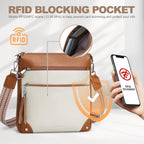 Anti Theft Crossbody Purses For Women Rfid Blocking Crossbody Bags, Travel Shoulder Purse With Built-In Wallet
