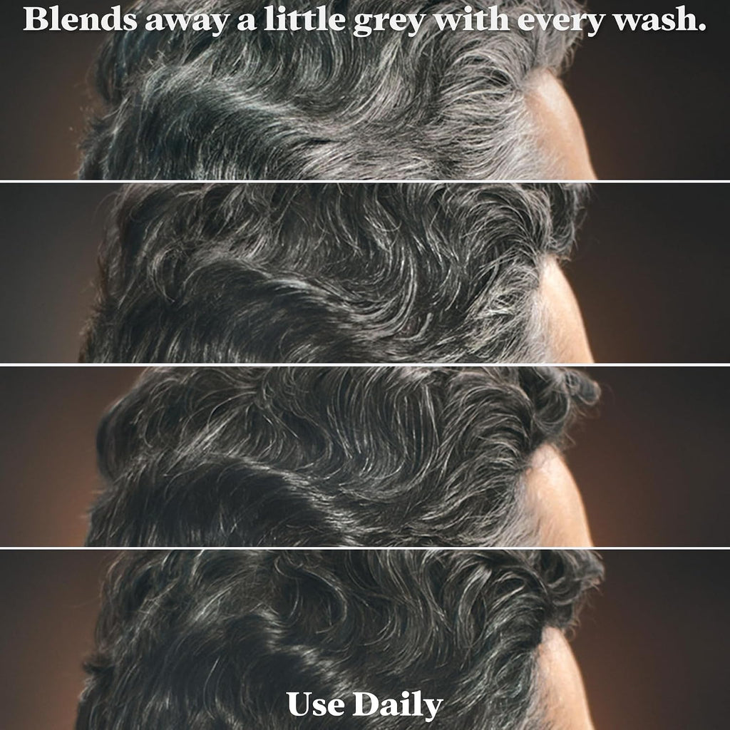 Just For Men Control Gx Grey Reducing 2-In-1 Shampoo And Conditioner, Gradual Hair Color With Keratin For Stronger Thicker And Healthier Looking Hair, 6 Fl Oz - Pack Of 1