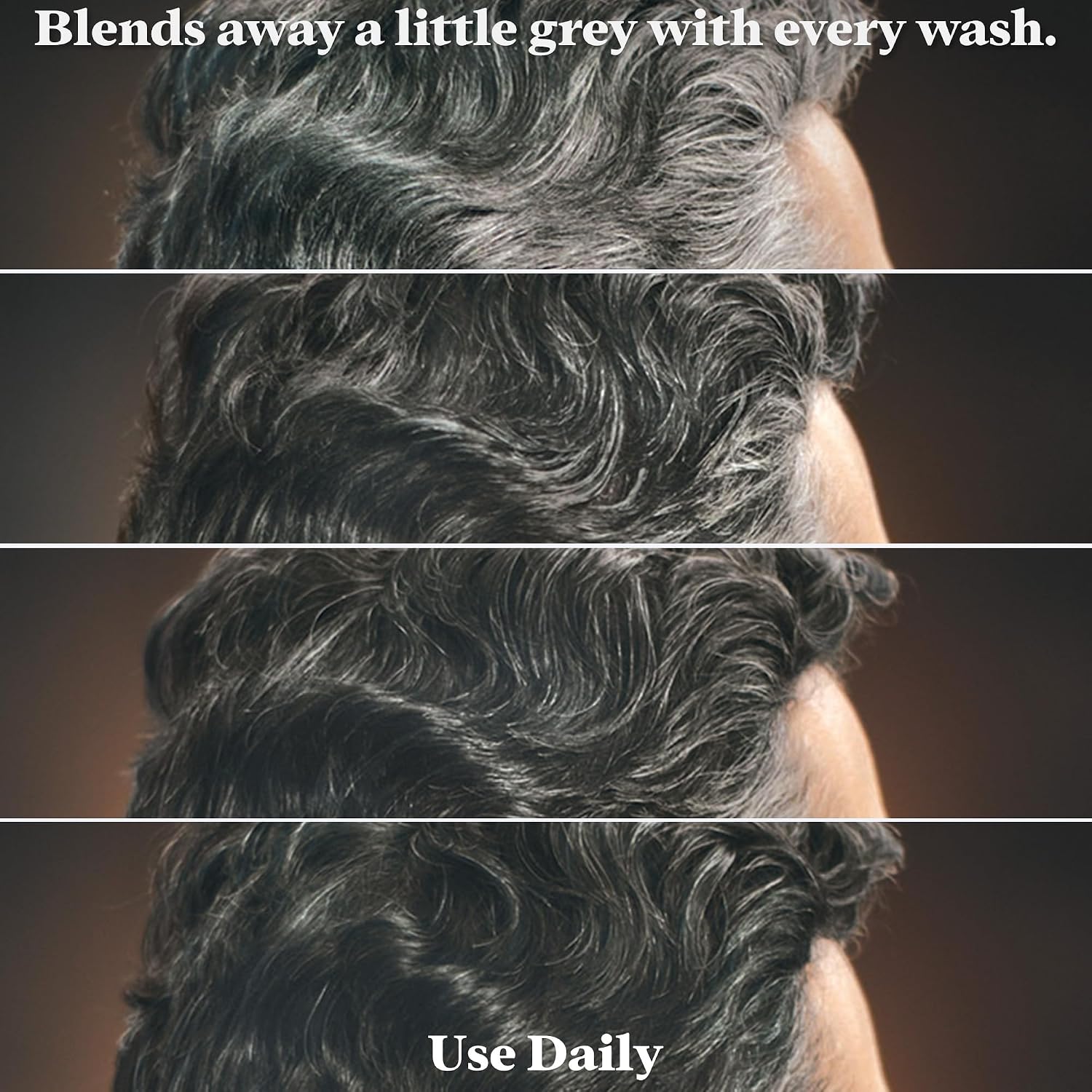 Just For Men Control Gx Grey Reducing 2-In-1 Shampoo And Conditioner, Gradual Hair Color With Keratin For Stronger Thicker And Healthier Looking Hair, 6 Fl Oz - Pack Of 1