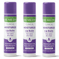 Medline Remedy Clinical Lip Balm, 3 Count, Citrus Scent, Moisturizing, Hydrating, Nourish, Nutrient Rich, Soothing Natural Oils, Revitalize, Comforting, Skin Conditioners, 0.15 Oz Stick