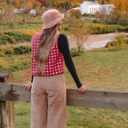 Fleece Vest Women Sleeveless High Neck Fuzzy Sherpa Vest Full Zip Oversized Outwear Gilet Trendy Jacket With Pockets