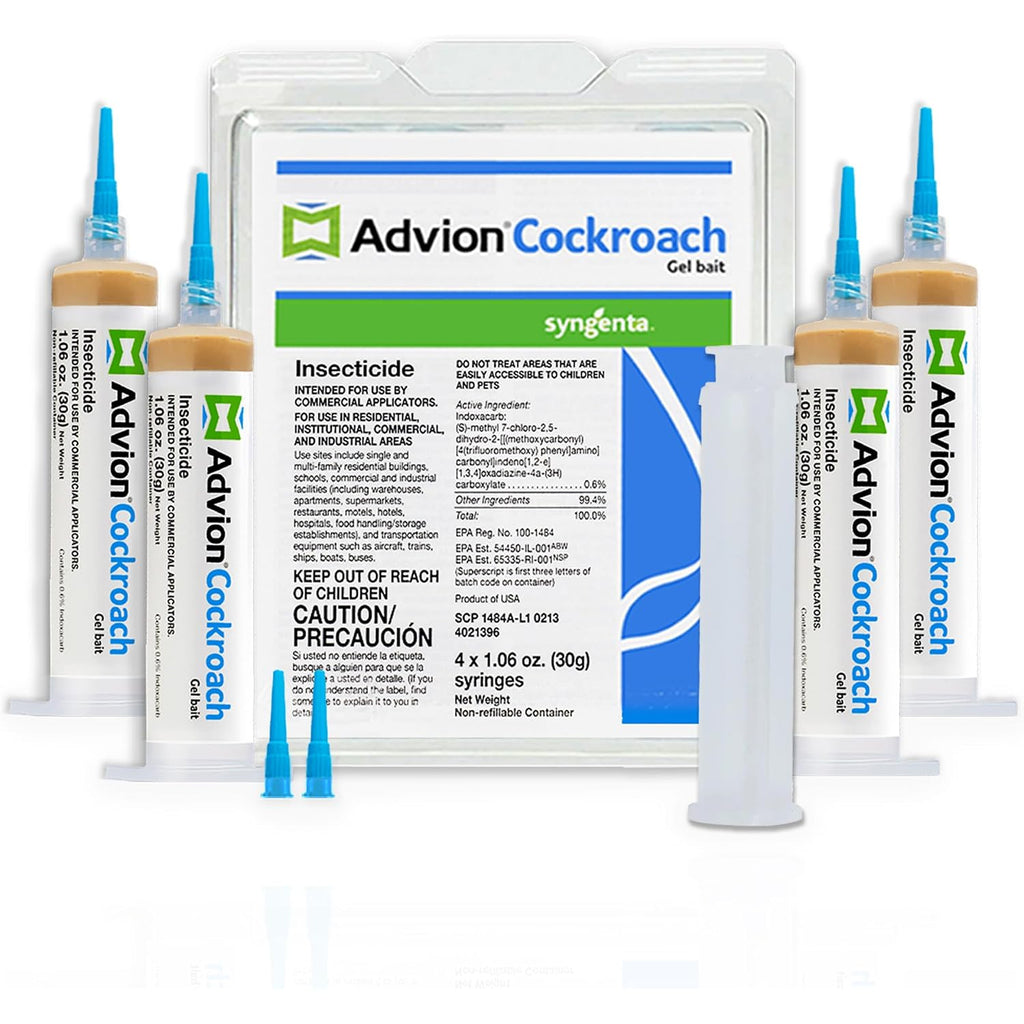 Syngenta 383920 Advion Cockroach Gel Bait 4 X 30 Gram Tubes Roach Control