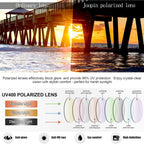 Joopin Square Sunglasses Polarized Uv Protection Trendy Designer Sun Glasses Men Women